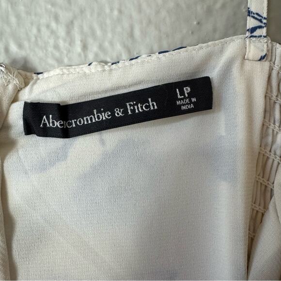 Abercrombie Drama Ruffle Tiered Maxi Dress Size Large Petite - Picture 11 of 11